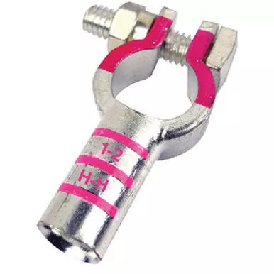 1 or 2 AWG Positive Post Top Style Battery Terminal for Boats