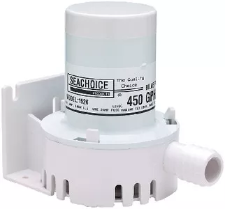 450 GPH Mini Electric Submersible Bilge Pump - Perfect for Small Boats and PWCs