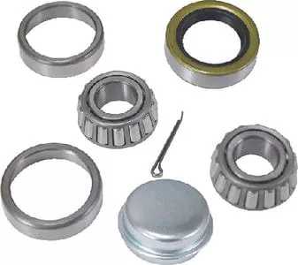 6204 BEARING SET W/DUST CAP