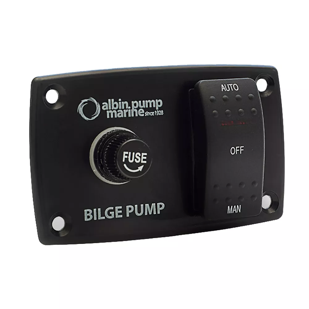 Albin Group 3-Way Bilge Panel – 12/24V