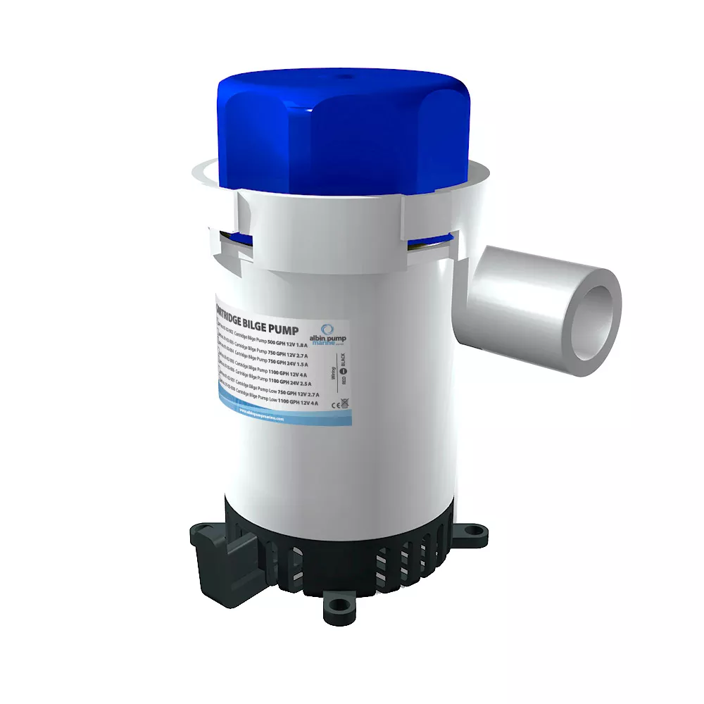 Albin Group Cartridge Bilge Pump 1100GPH – 12V