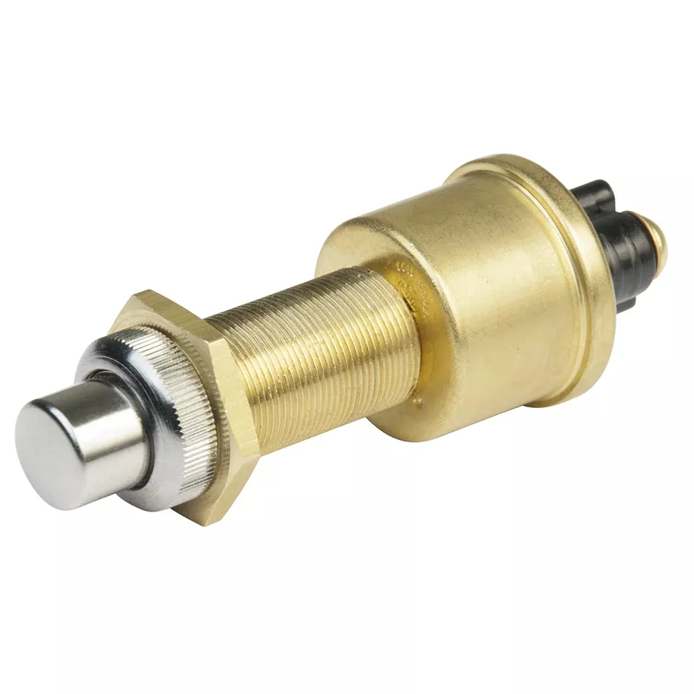 BEP 2-Position SPST Heavy-Duty Push Button Switch - OFF/(ON) - 35 Amp [1001504]