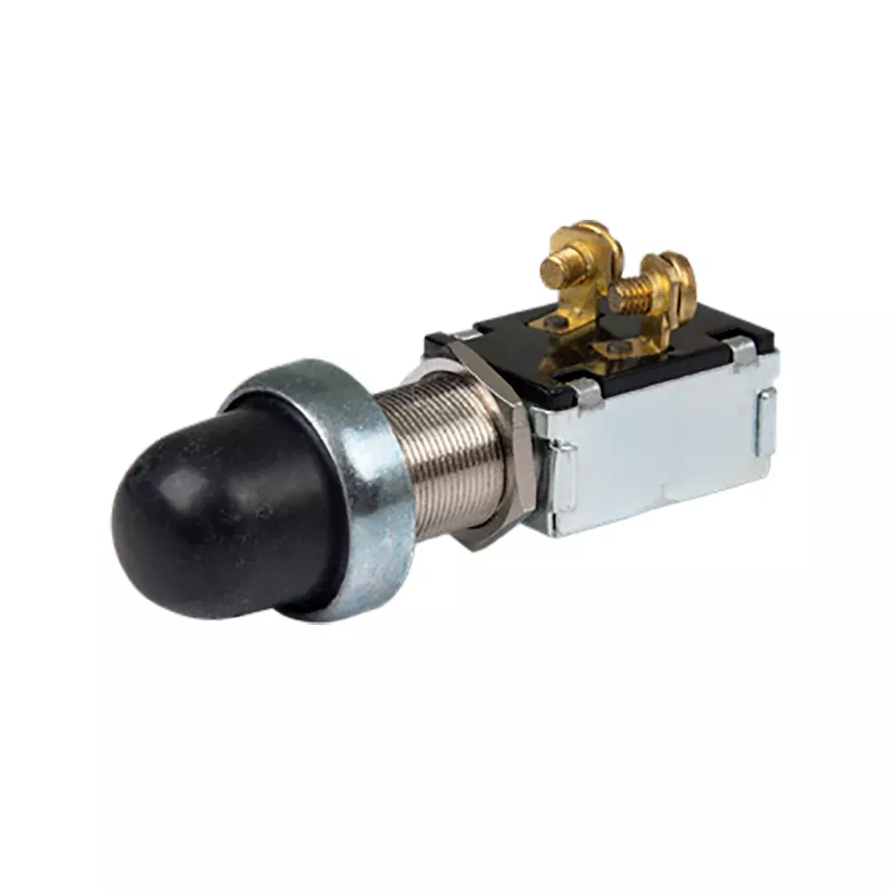 BEP 2-Position SPST Moisture Sealed Push Button Switch - OFF/(ON) [1001503]