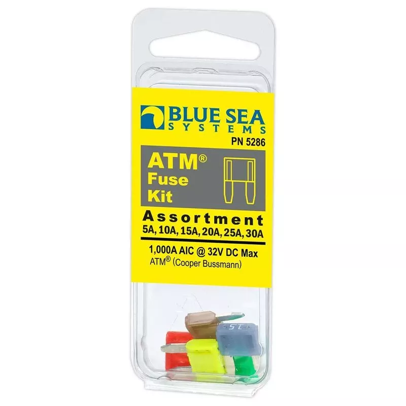 BLUE SEA SYSTEMS ATM Fuse Kit , 5-Piece