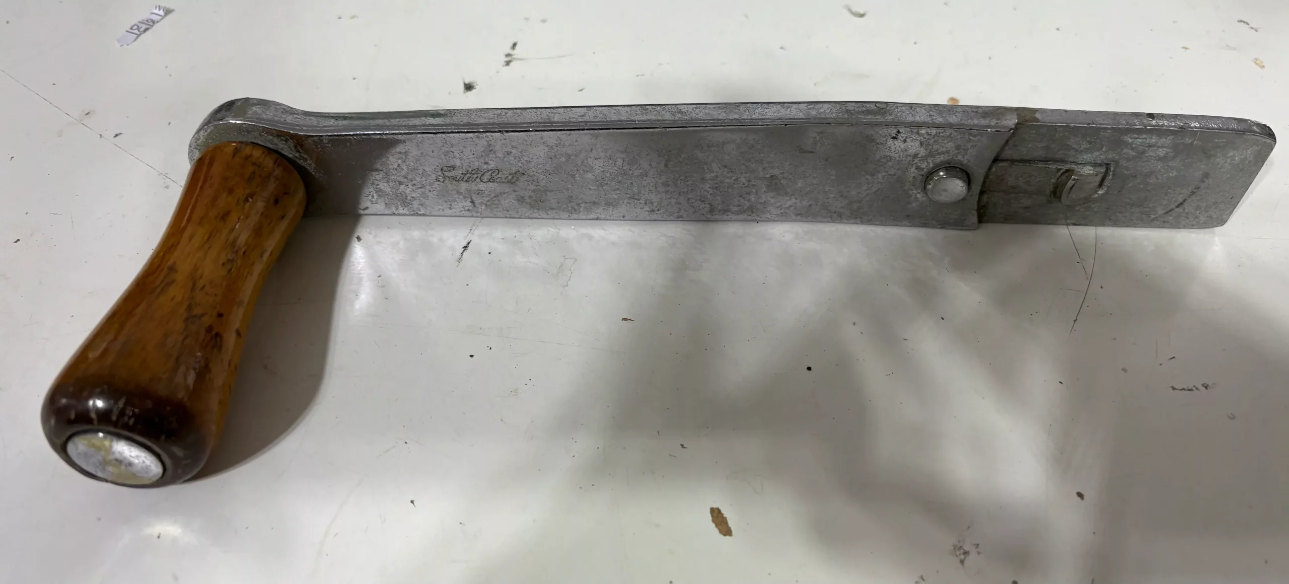Chromed Bronze South Wind 10" Flat Winch Insert Handle