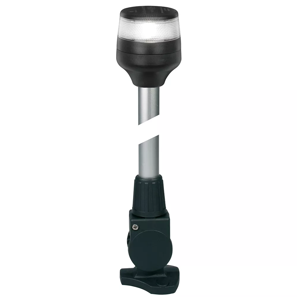 Hella Marine NaviLED 360 Compact All Round Lamp – 2nm – 24″ Fold Down Base – Black