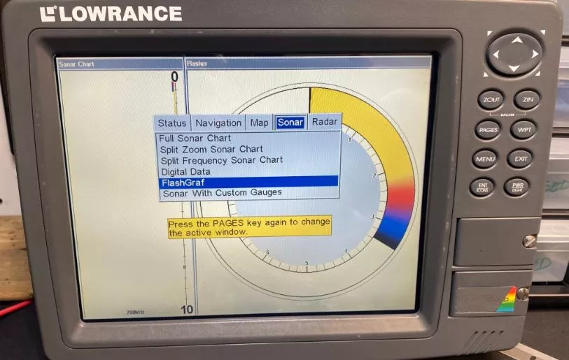 Lowrance LCX-113CHD LCD restoration