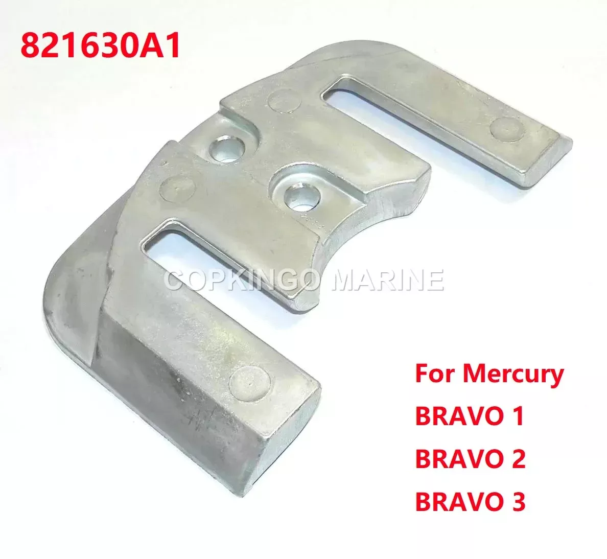 Zinc Anti-corrosion Protection Anode 821630A1 for Mercury Outboard Motor BRAVO 1 BRAVO 2 BRAVO 3